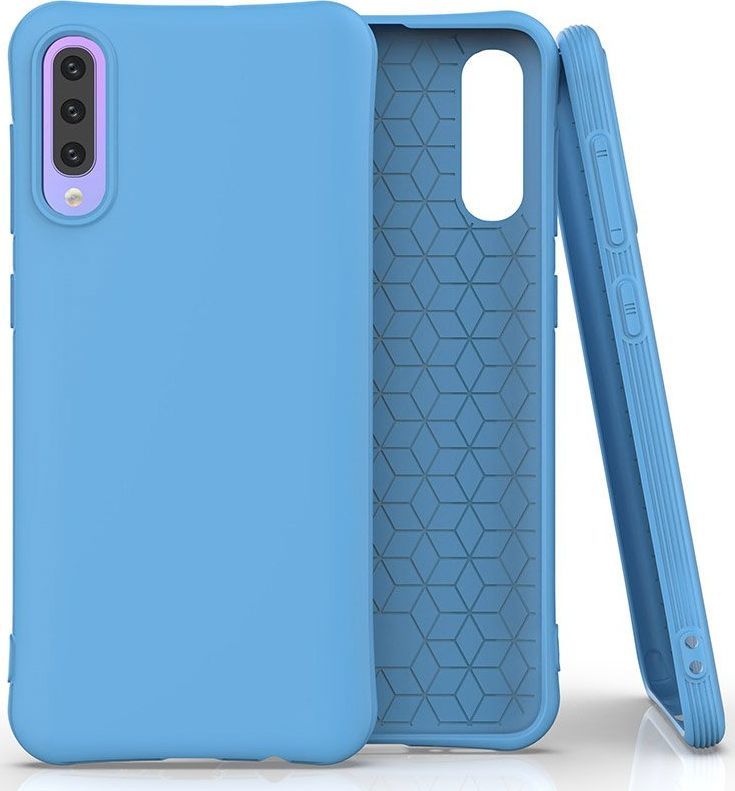 Hurtel Soft Color Case elastyczne żelowe etui do Samsung Galaxy A70 niebieski uniwersalny 1