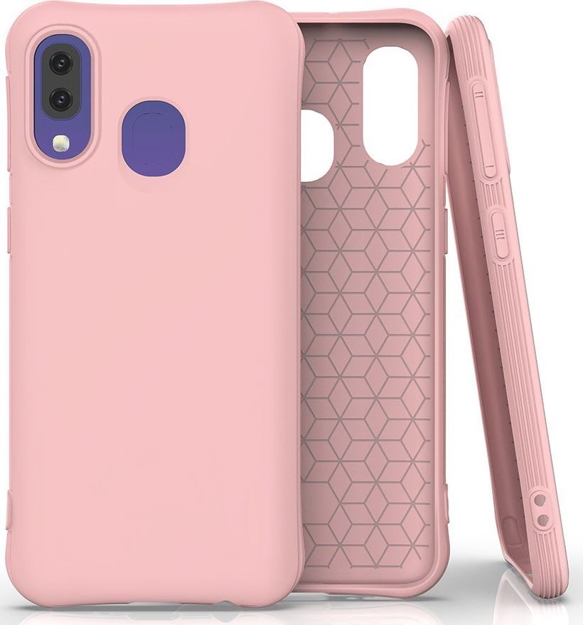 Hurtel Soft Color Case elastyczne żelowe etui do Samsung Galaxy A40 różowy uniwersalny (61504-uniw) - 61504-uniw 1