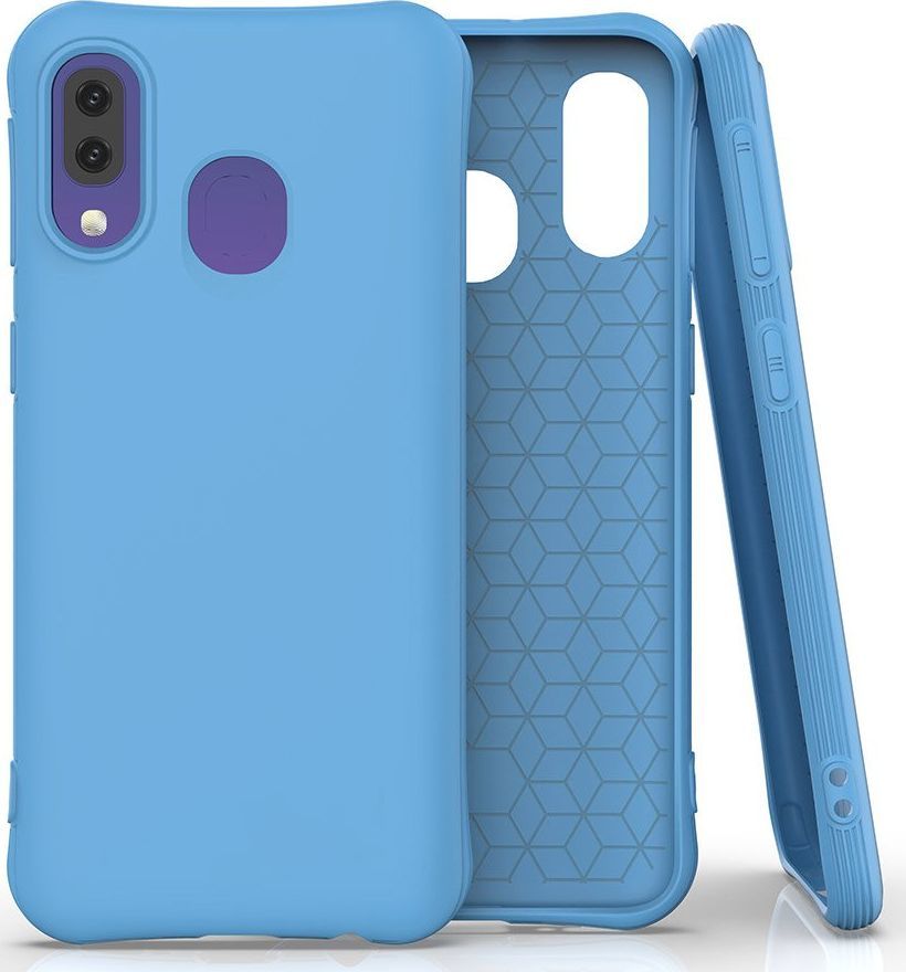 Hurtel Soft Color Case elastyczne żelowe etui do Samsung Galaxy A40 niebieski uniwersalny 1