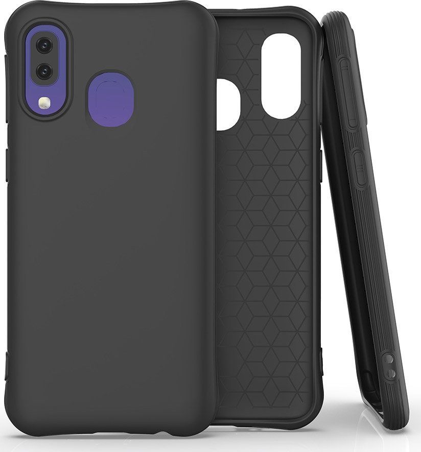 Hurtel Soft Color Case elastyczne żelowe etui do Samsung Galaxy A40 czarny uniwersalny (61501-uniw) - 61501-uniw 1