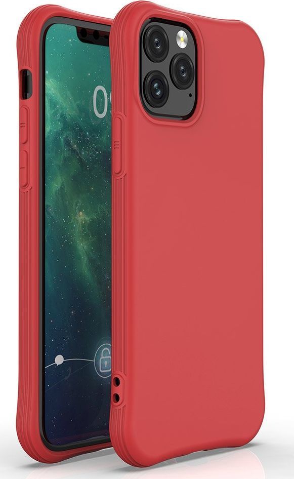 Hurtel Soft Color Case elastyczne żelowe etui do iPhone 11 Pro Max czerwony uniwersalny 1