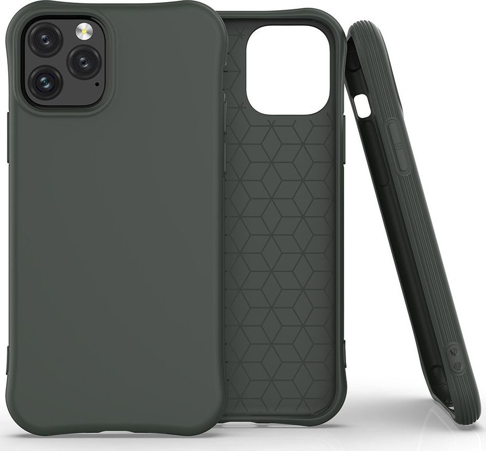 Hurtel Soft Color Case elastyczne żelowe etui do iPhone 11 Pro ciemnozielony uniwersalny (61445-uniw) - 61445-uniw 1