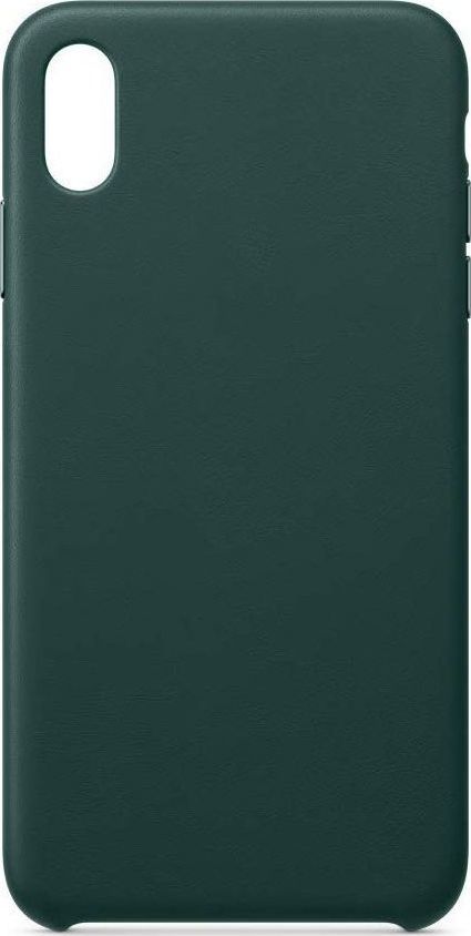 Hurtel ECO Leather skórzane etui pokrowiec ze skóry ekologicznej iPhone XS / iPhone X zielony uniwersalny (55956-uniw) - 55956-uniw 1