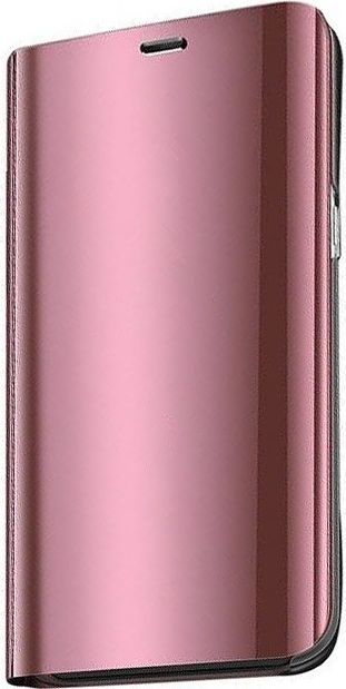 Hurtel Clear View Case futerał etui z klapką Samsung Galaxy A51 różowy uniwersalny 1