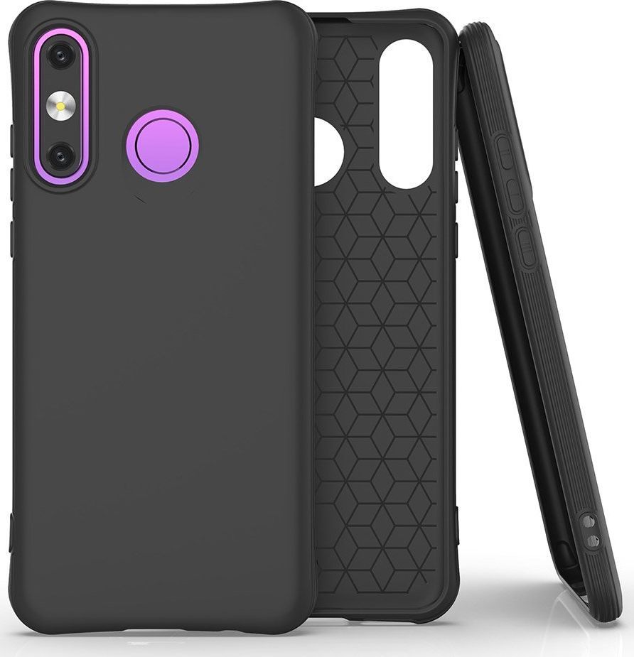 Hurtel Soft Color Case elastyczne żelowe etui do Huawei P30 Lite czarny uniwersalny 1