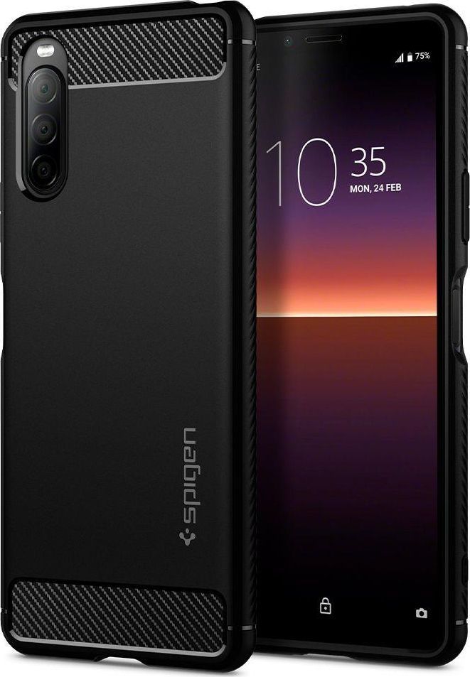 Spigen SPIGEN RUGGED ARMOR SONY XPERIA 10 II MATTE BLACK (ACS01382) - ACS01382 1