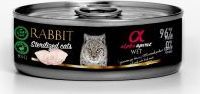Alpha Spirit Alpha Spirit Królik Koty Sterylizowane 85 g 1