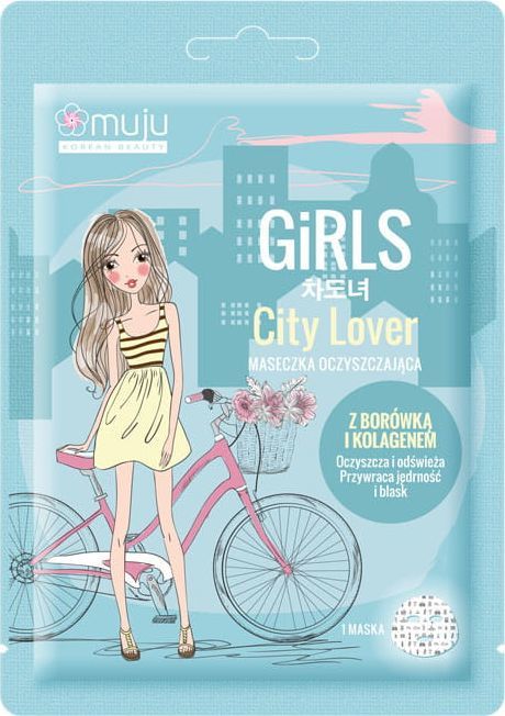 Muju MUJU GIRLS koreańska maseczka na twarz CITY LOVER 1