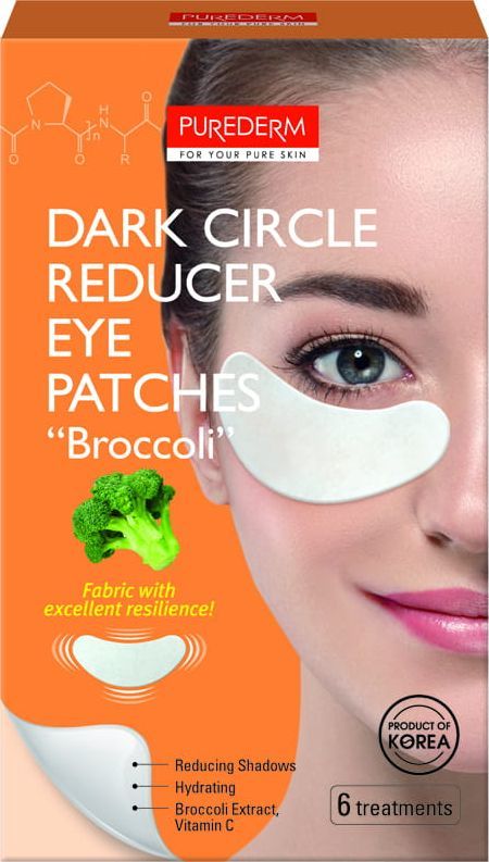 Purederm Koreańskie żelowe płatki pod oczy brokuł 1