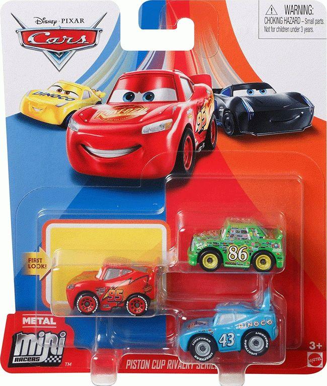 Mattel Pojazd Cars Mikroauta 3-pak Rywalizacja o Puchar (GKG01/GKG64) 1