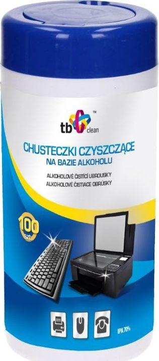 TB Print Chusteczki nawilżane do czyszczenia plastików 100 szt. (ABTBCU70IPACHTM) 1