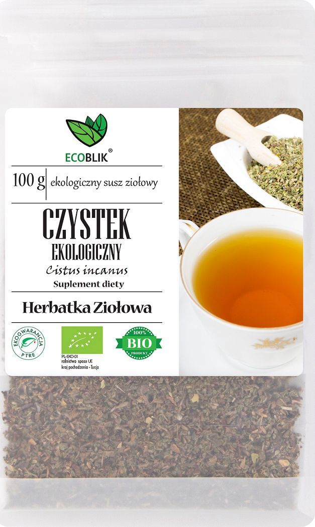 Ecoblik Czystek Ekologiczny 100G Ecoblik Herbatka Ziołowa Cistus Incanus 1