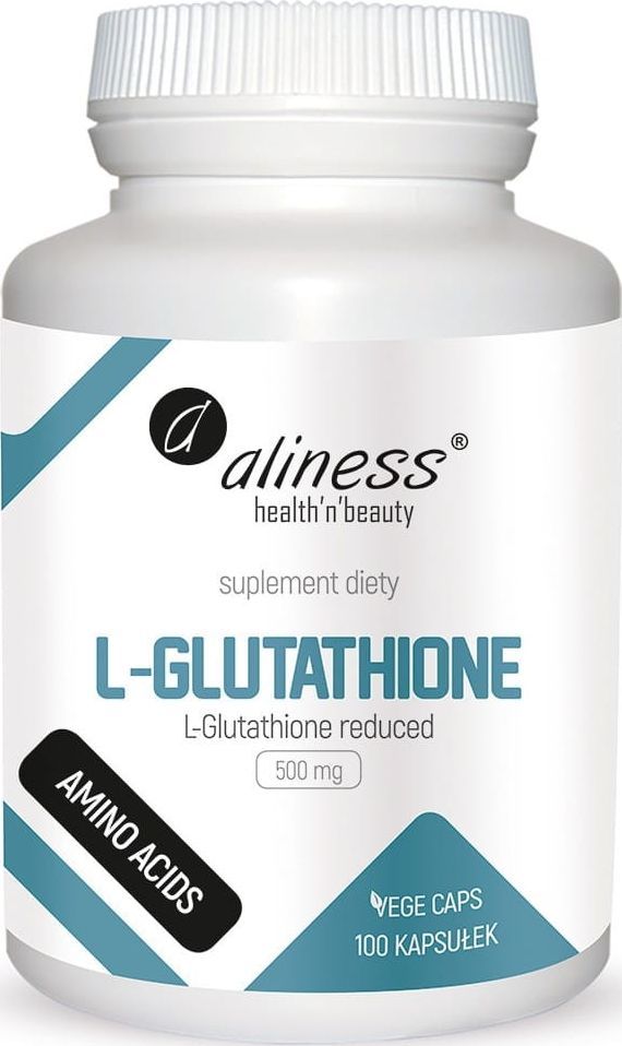 Holistic L-Glutathione 500Mg 100 Kaps. Aliness L Glutation L Glutathione Reduced 1