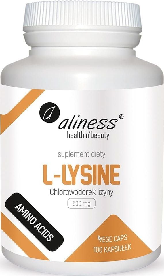Holistic L-Lysine 500Mg 100 Kaps. Aliness Chlorowodorek Lizyny Hcl 1