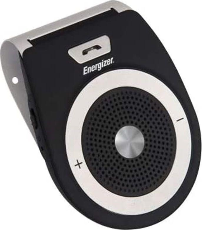 Zestaw głośnomówiący Energizer Hands Free + Car Charger Czarno-srebrny  (CKITBT45) 1