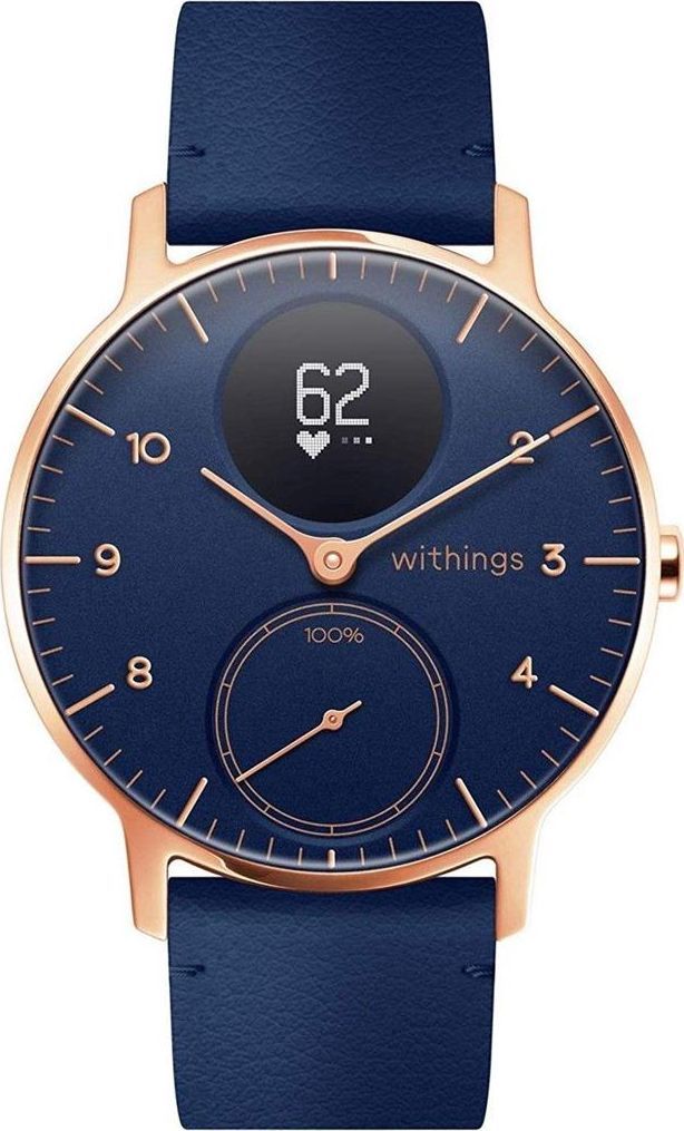 Smartwatch Withings Steel HR Granatowy  (HWA03b-36blue-RG-L. Blue-All-Inter) 1
