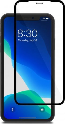 Moshi Szkło hybrydowe Moshi AirFoil Pro Apple iPhone 11/XR (czarna ramka) 1