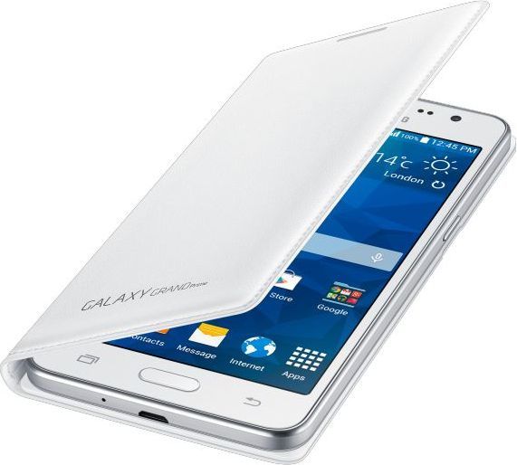 Samsung Flip Wallet Grand Prime White (EF-WG530BWEGWW) 1