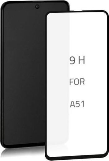 Qoltec Szkło ochronne hartowane PREMIUM Qoltec do Samsung Galaxy A51 | 6D | Pełne | Czarne 1