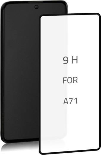 Qoltec Szkło ochronne hartowane PREMIUM Qoltec do Samsung Galaxy A71 | 6D | Pełne | Czarne 1