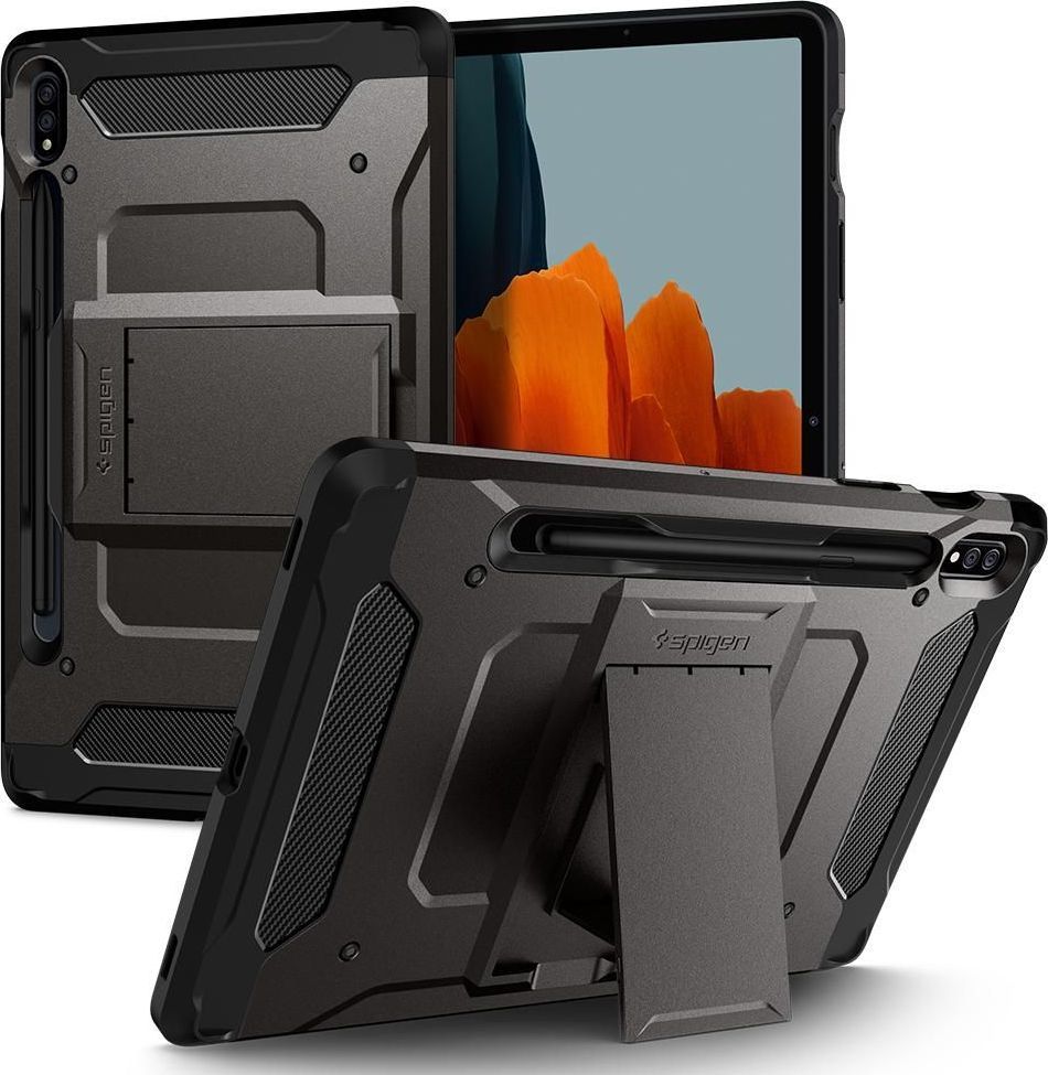 Etui na tablet Spigen SPIGEN TOUGH ARMOR PRO GALAXY TAB S7 11.0 T870/T875 GUNMETAL 1