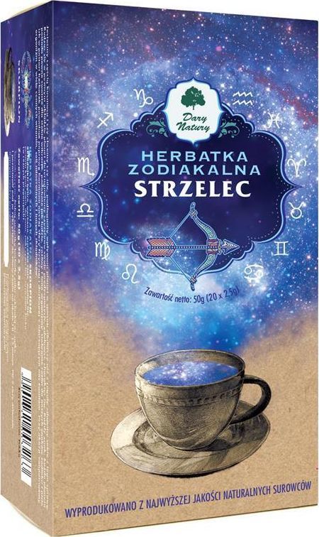 Dary Natury EKO Herbata Zodiakalna STRZELEC 20x2,5g 1
