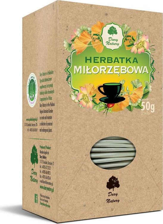Dary Natury EKO Herbata Miłorzębowa 25x2g saszetki 1
