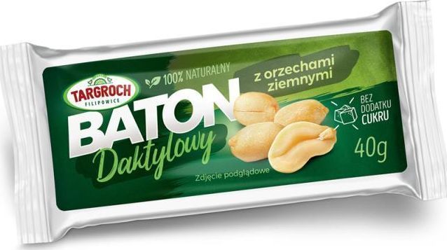Targroch TG - Baton daktylowy z orzechami ziemnymi 40g 1