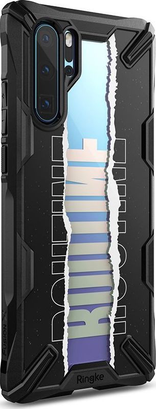 Ringke Ringke Fusion X Design Etui Pancerny Pokrowiec Z Ramką Huawei P30 Pro Czarny (Xdhw0010) 1