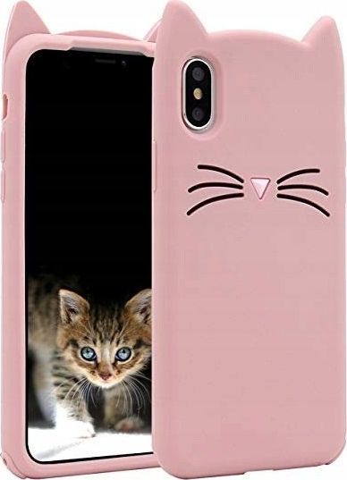 GEL ETUI FUTERAŁ SILIKON OBUDOWA iPhone X XS KOT KOTEK uniwersalny 1