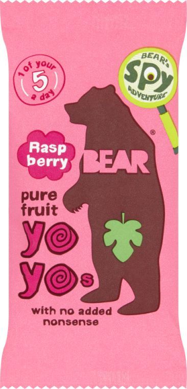 Bear Bear YoYo Przekąska Malina bez dodatku cukru - 20 g 1