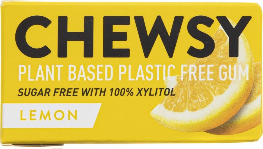 Chewsy Chewsy Guma do żucia z ksylitolem cytrynowa (10 szt.) - 15 g 1