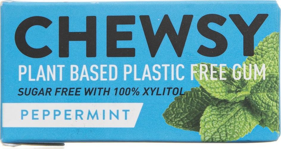 Chewsy Chewsy Guma do żucia z ksylitolem mięta pieprzowa (10 szt.) - 15 g 1