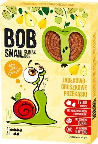 Bob Snail Bob Snail Przekąska jabłkowo-gruszkowa bez dodatku cukru - 60 g 1