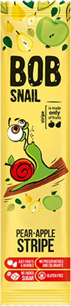 Bob Snail Bob Snail Przekąska jabłkowo-gruszkowa bez dodatku cukru - 14 g 1
