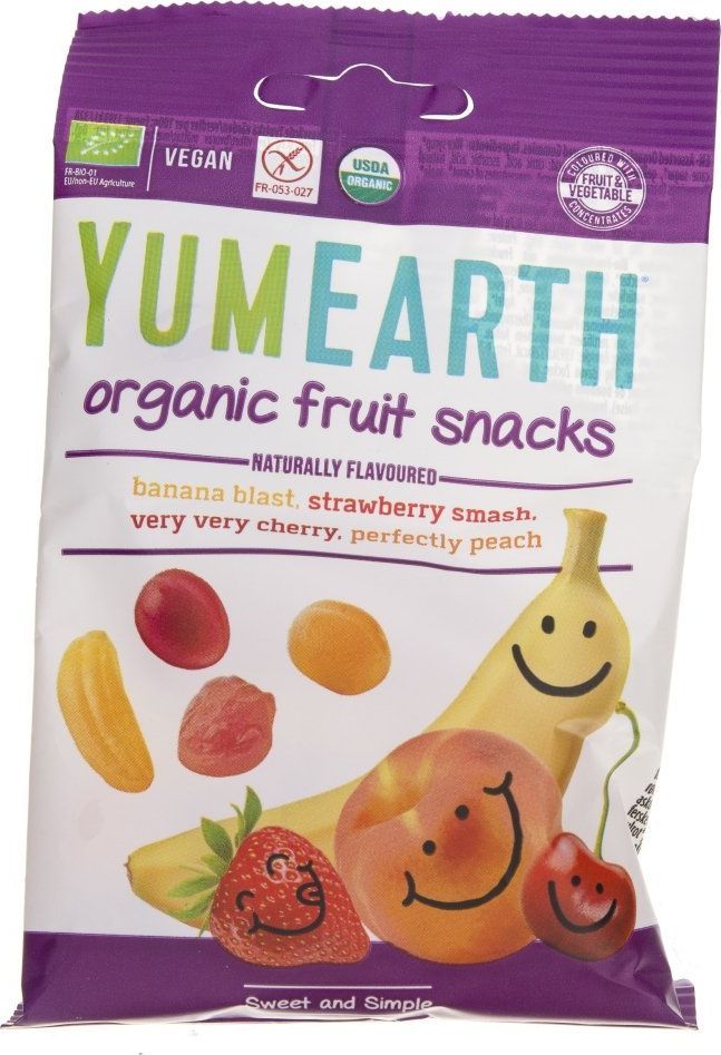 YumEarth YumEarth Żelki owocowe z witaminą C - 50 g 1
