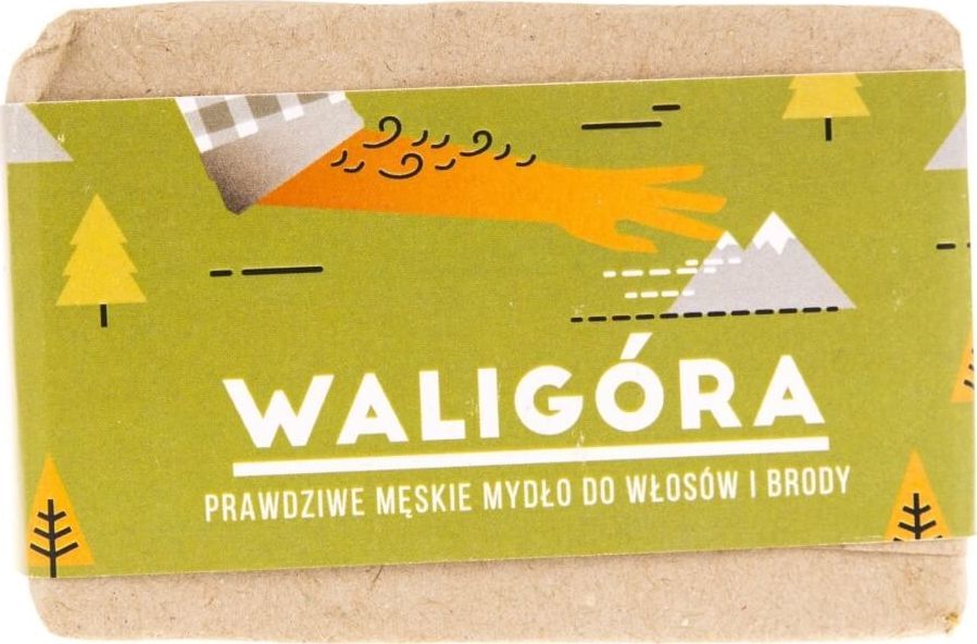 Mydlarnia Cztery Szpaki Mydło do włosów i brody Waligóra 1