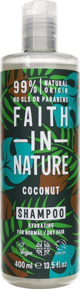 Faith in nature Faith in Nature Szampon do włosów z kokosem - 400 ml 1