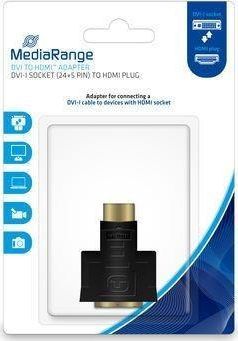 Adapter AV MediaRange HDMI - DVI-D czarny (MRCS171) 1