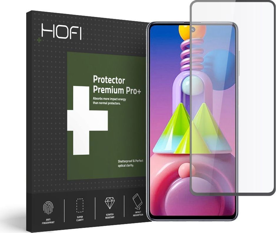 Hofi Glass SZKŁO HARTOWANE HOFI FULL PRO+ GALAXY M51 BLACK 1