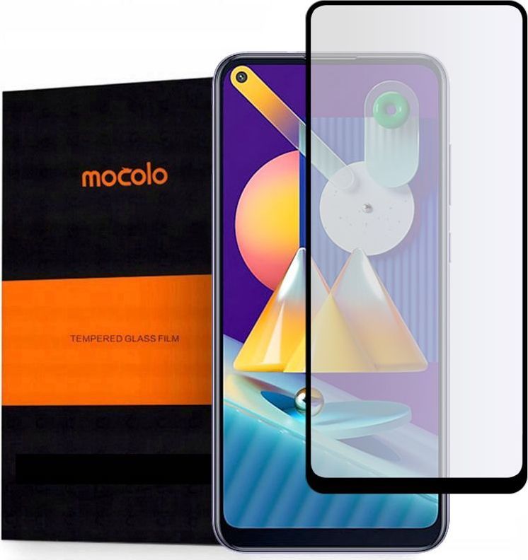 Mocolo SZKŁO HARTOWANE MOCOLO TG+FULL GLUE GALAXY M11 BLACK 1