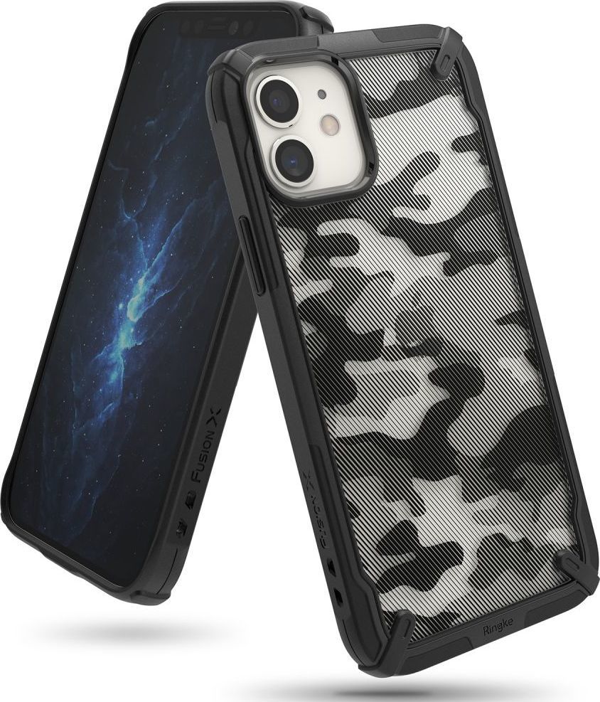 Ringke RINGKE FUSION X IPHONE 12 MINI CAMO BLACK 1