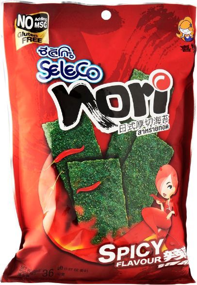 Seleco Chipsy Nori o smaku pikantnego chili 36g - Seleco uniwersalny 1