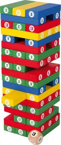 Small Foot Wieża Jenga z liczbami 1