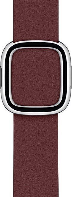 Apple Apple Pasek w kolorze kamienia granatu z klamrą nowoczesną do koperty 40 mm rozmiar M 1