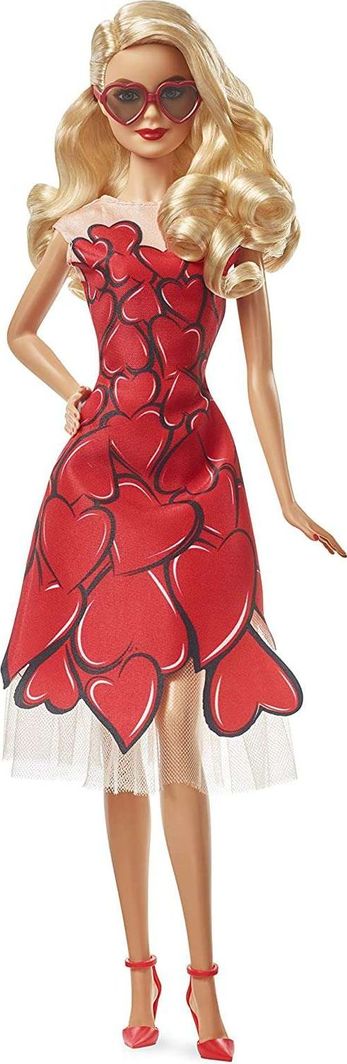 Lalka Barbie Mattel Signature - suknia w serca (FXC74) 1