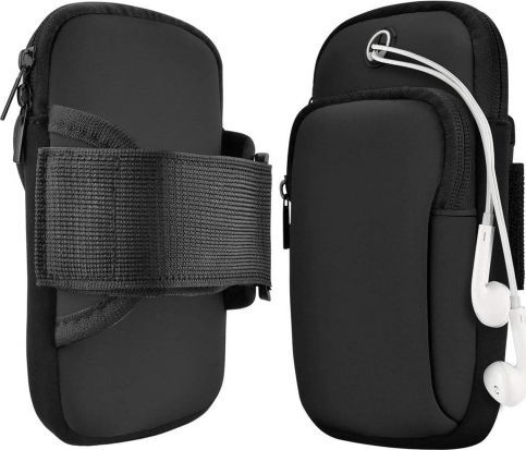 Hurtel Armband opaska etui do biegania na ramię telefon Czarna 1