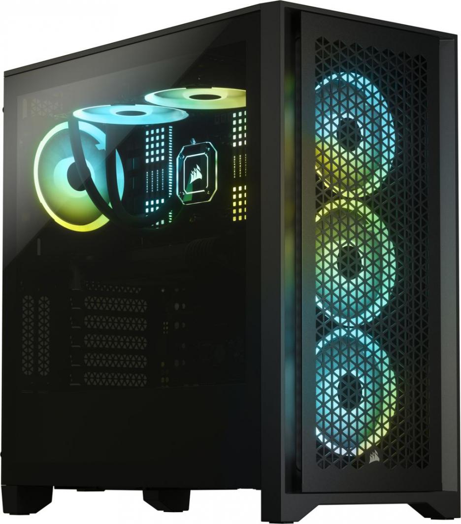 Corsair 4000D airflow黒 Corsair iCUE 4000D RGB Airflow Black - Obudowy do komputera