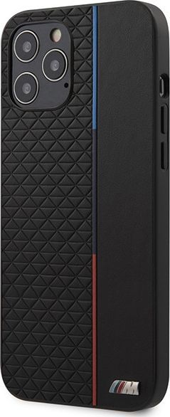 BMW Etui BMW BMHCP12LTRTBK iPhone 12 6,7" Pro Max czarny/black hardcase M Collection Triangles 1