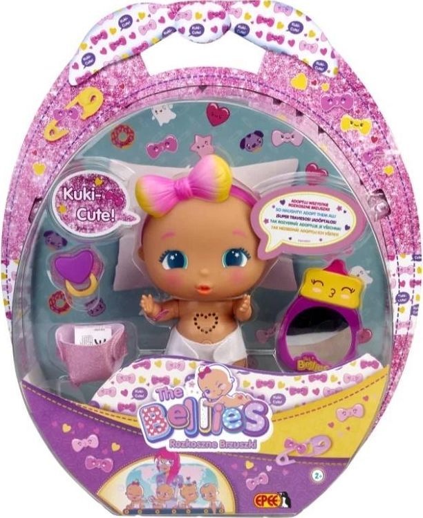 Epee The Bellies Rozkoszne Brzuszki Interaktywna Lalka Kuki-Cute EP03940 1